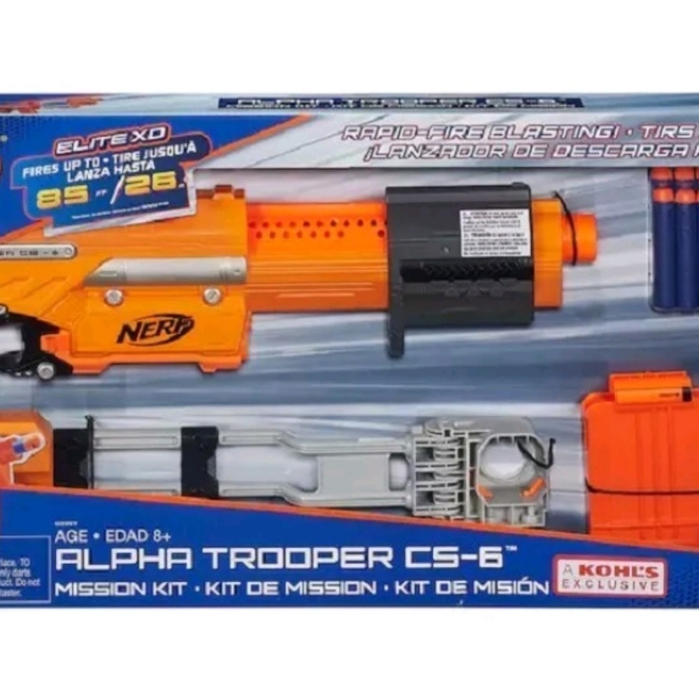 Nerf N-Strike Elite Alpha Trooper CS-6 Mission Kit